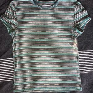 Striped urban outfitter crop